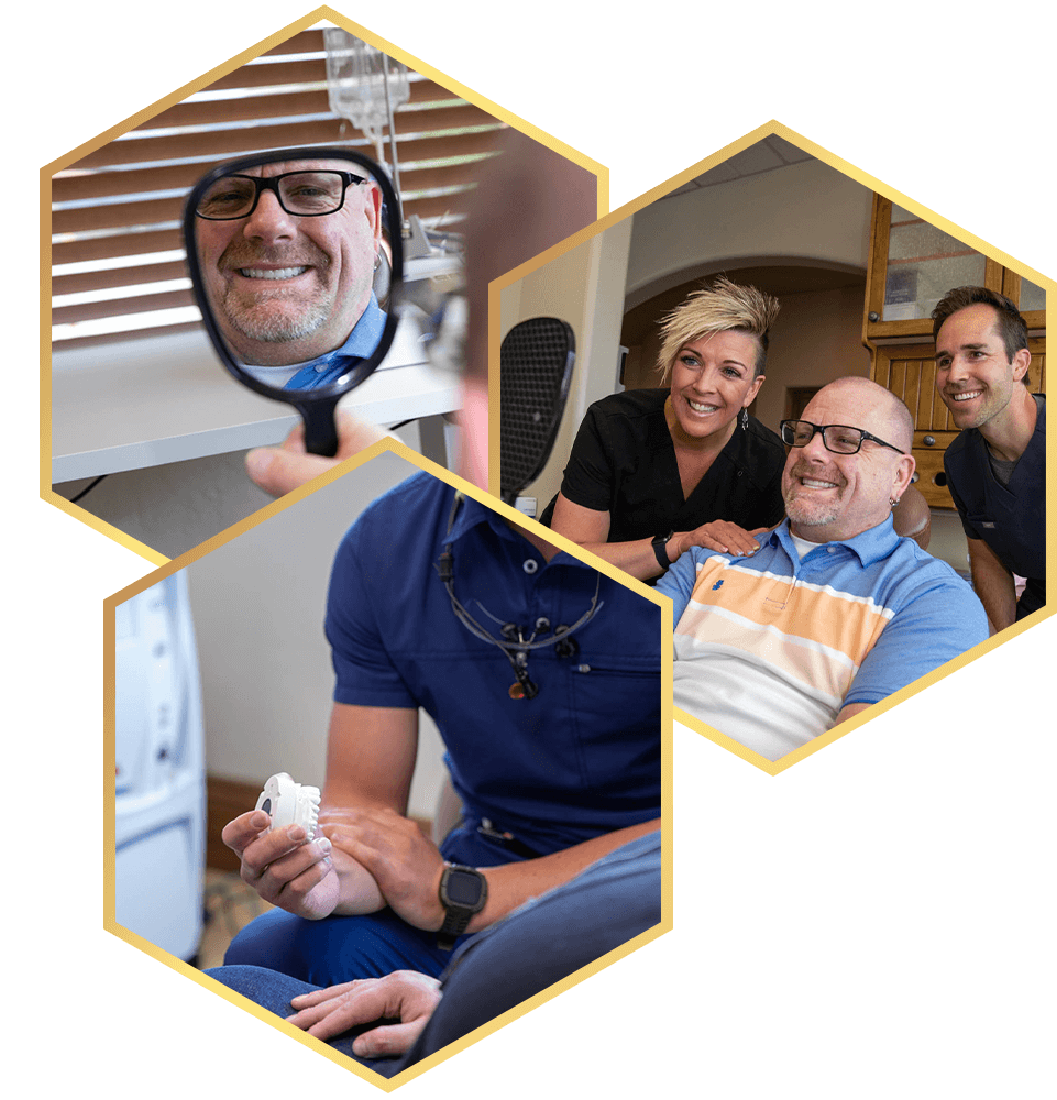 rodney with doctors rdh for full mouth rehab1