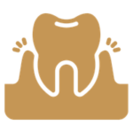 icon of swollen gums around tooth