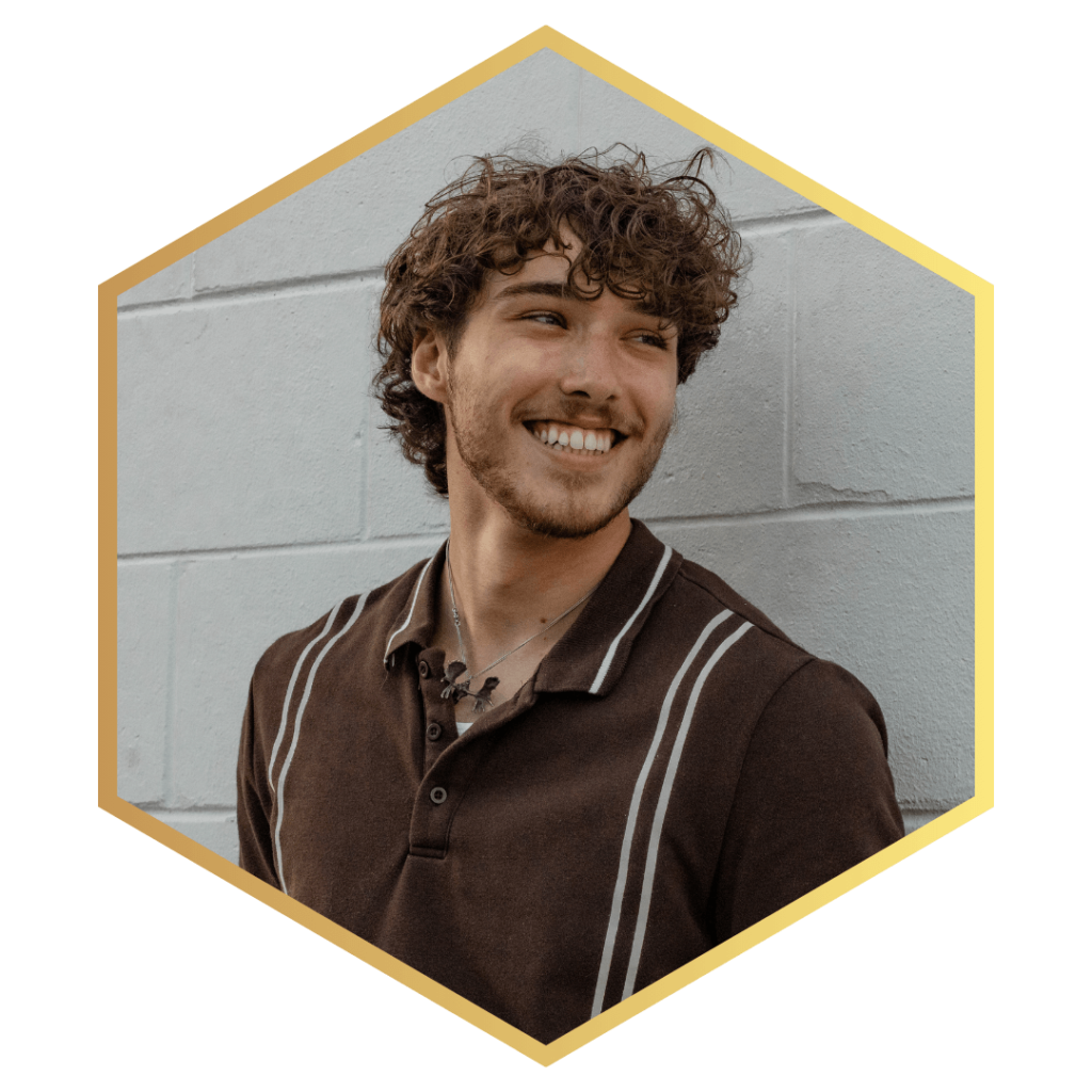 Image of a man smiling with a nice smile