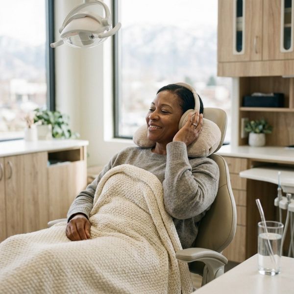 woman at dentist